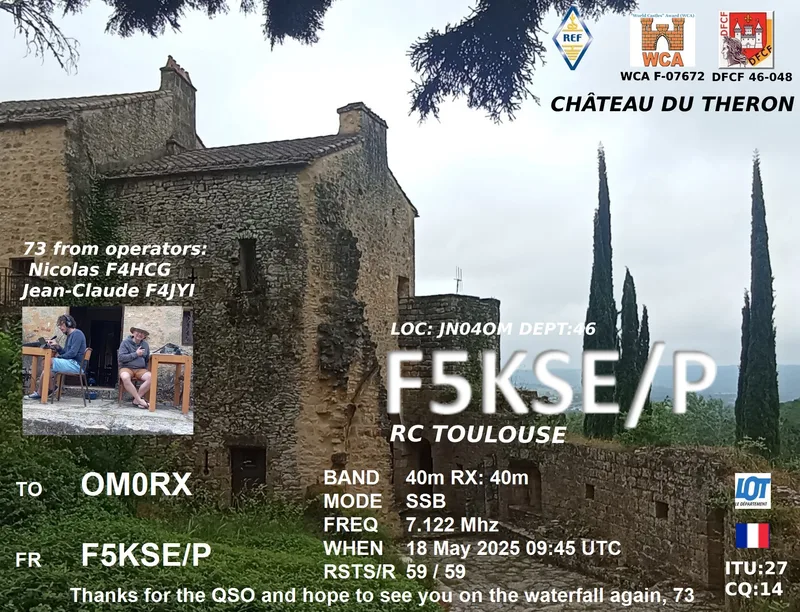 QSL card