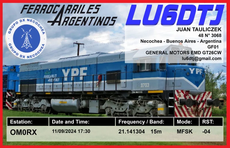 QSL card