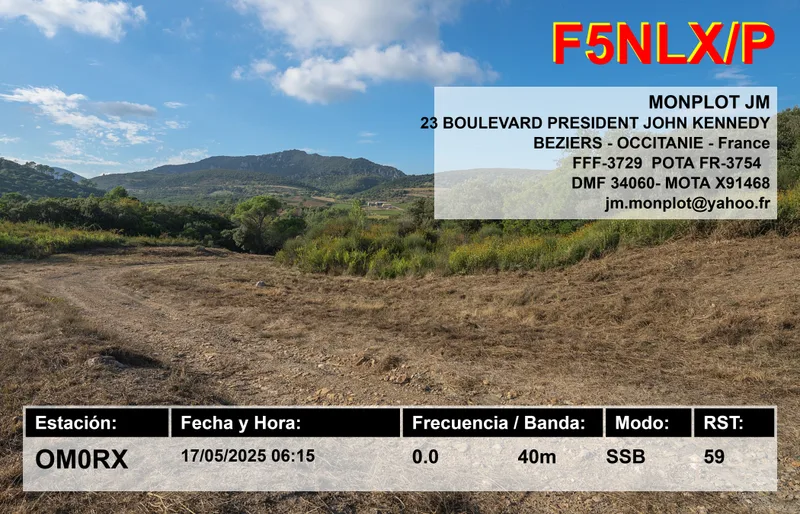QSL card
