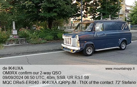 QSL card