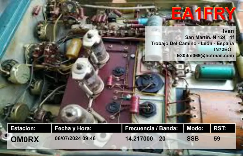 QSL card