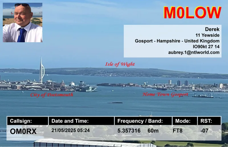 QSL card