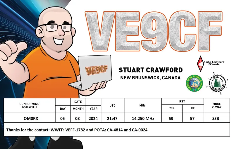 QSL card