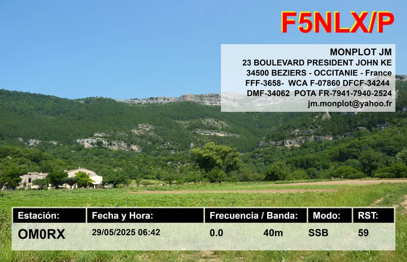 QSL card