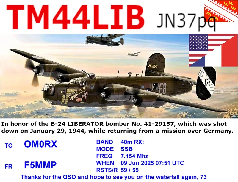 QSL card