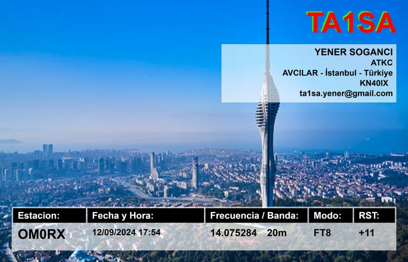QSL card