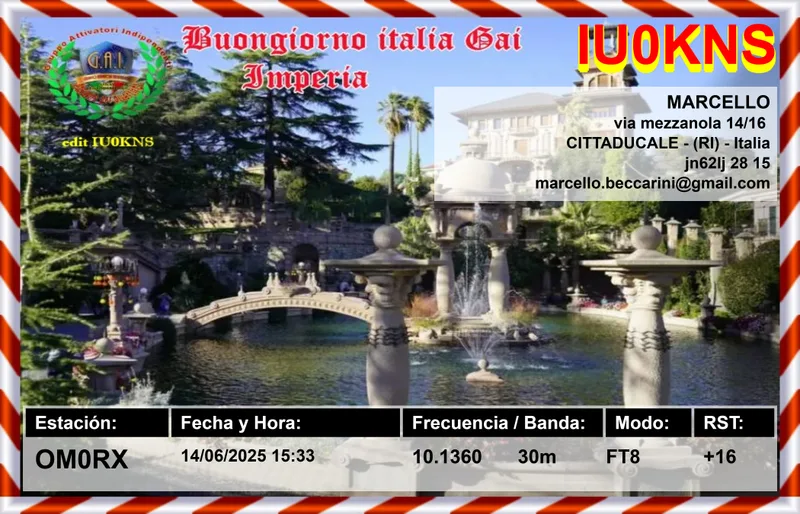 QSL card