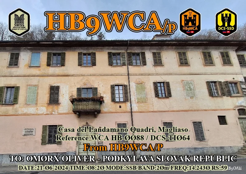 QSL card