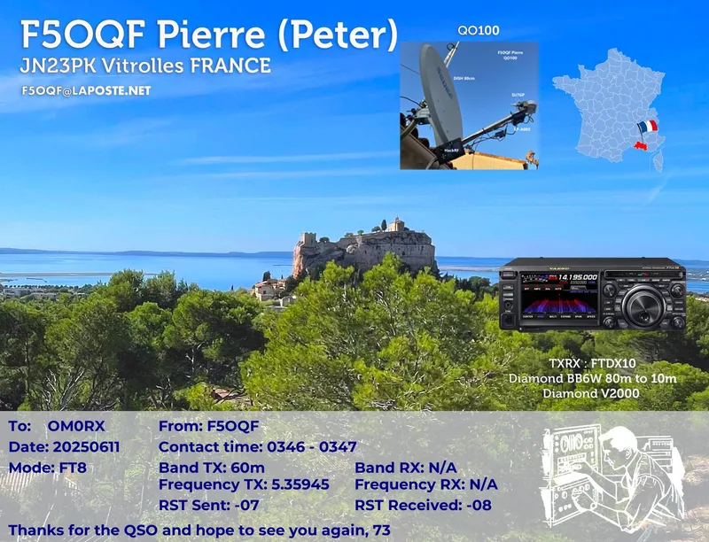 QSL card