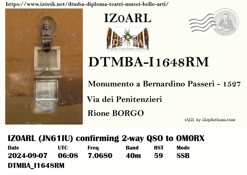 QSL card