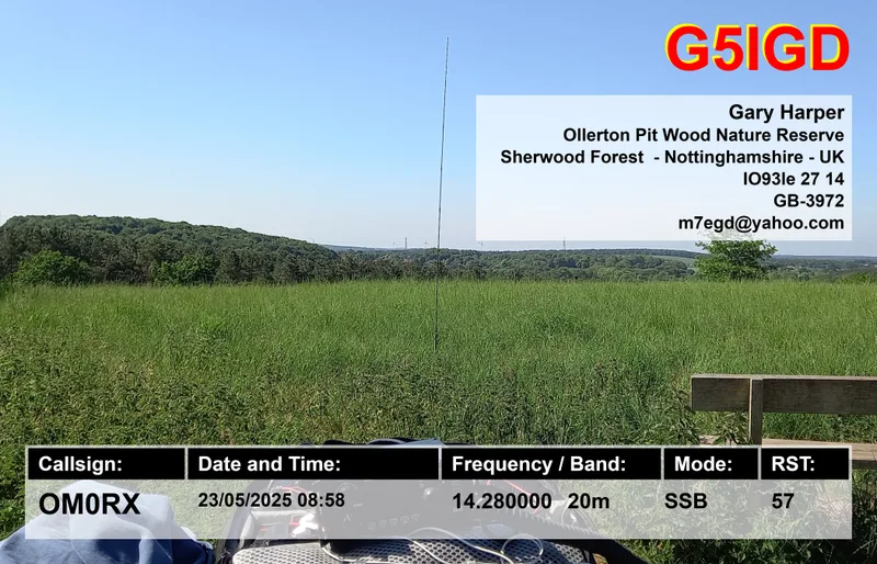 QSL card
