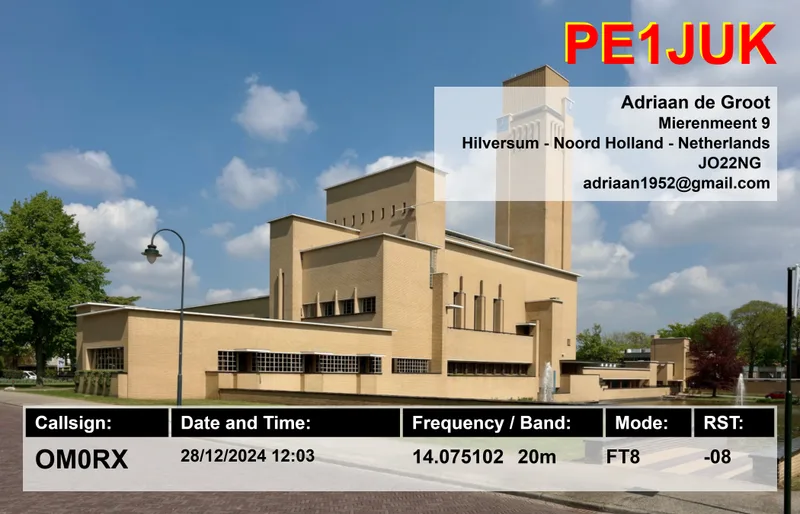QSL card