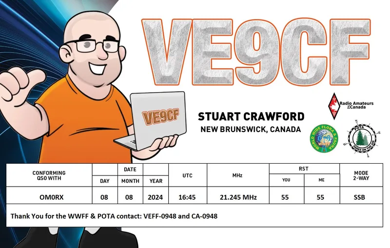 QSL card