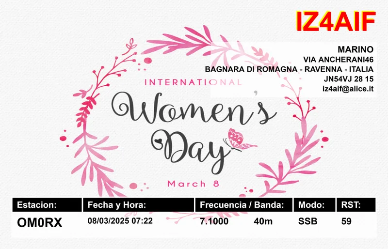QSL card