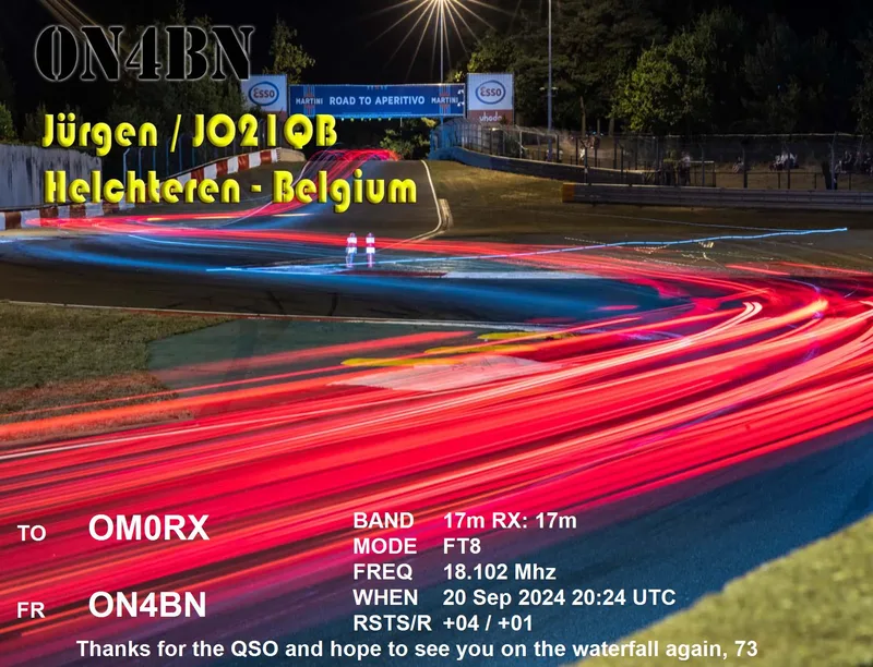 QSL card