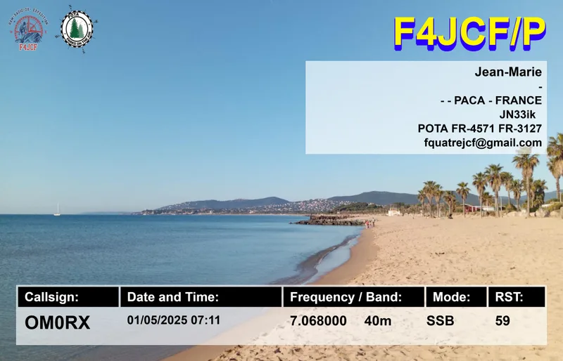 QSL card