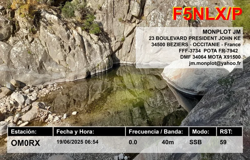 QSL card