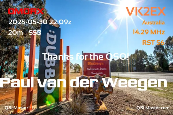 QSL card