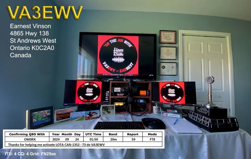 QSL card