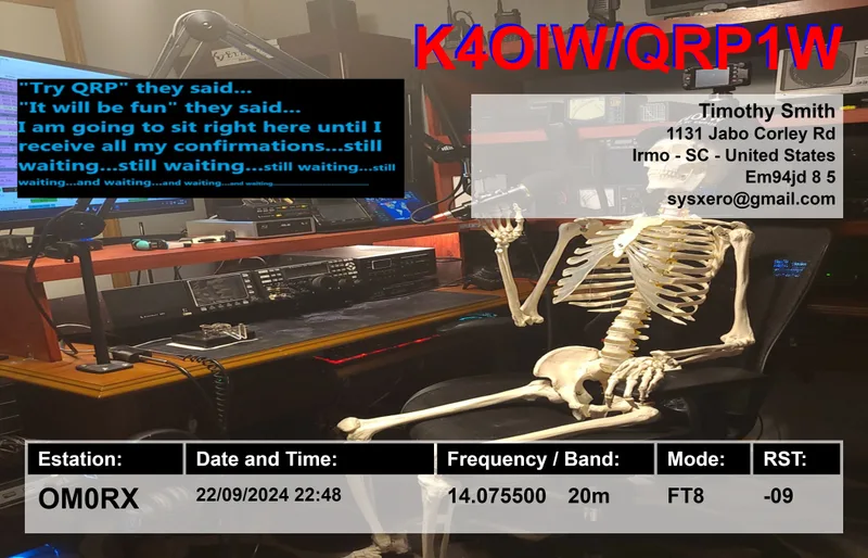 QSL card