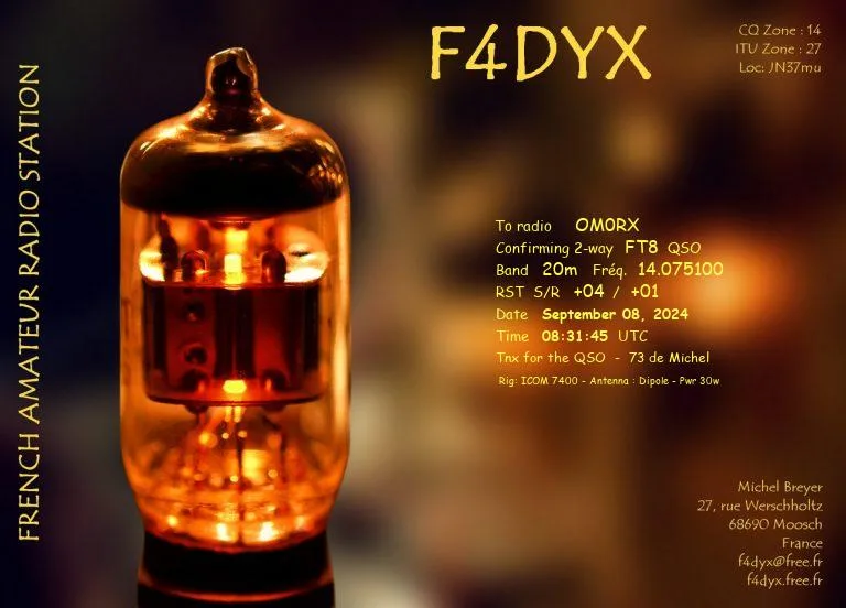 QSL card