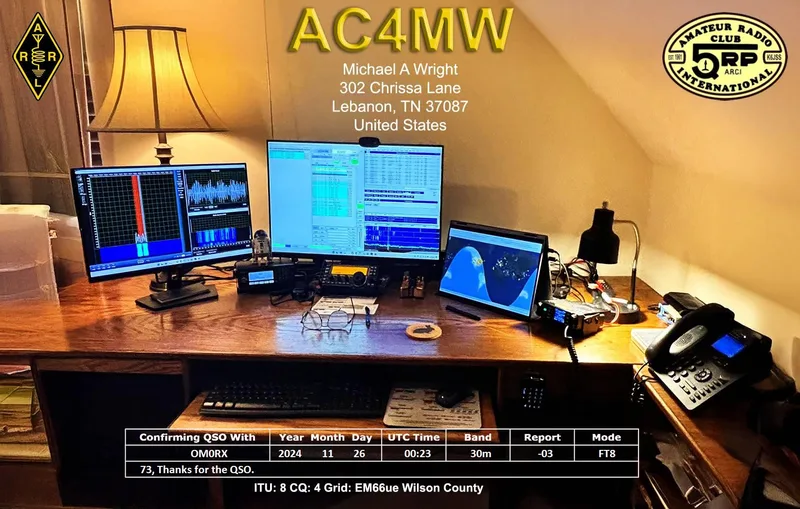 QSL card