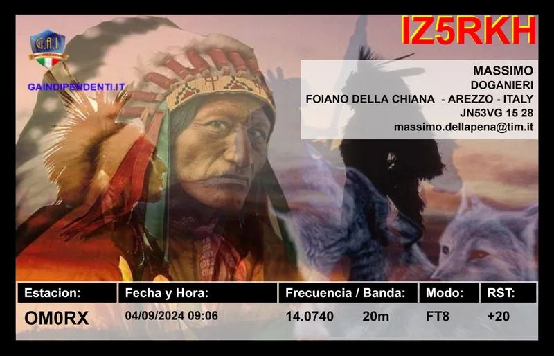 QSL card