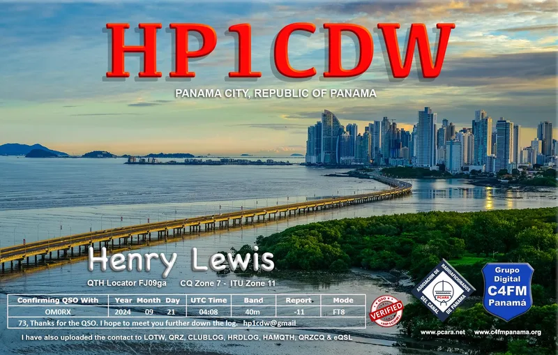QSL card