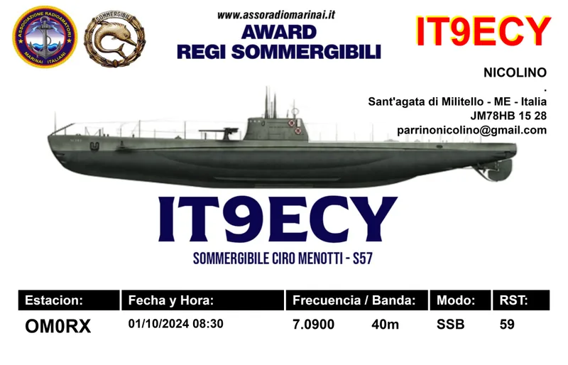QSL card