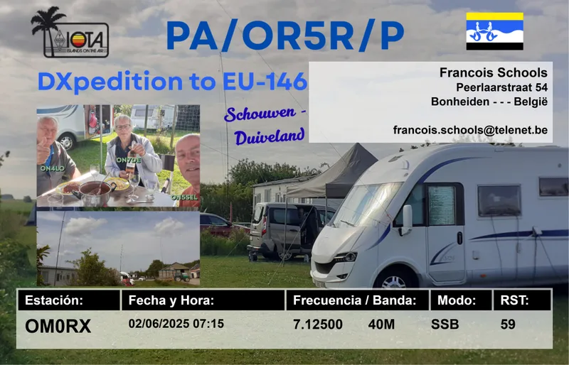 QSL card